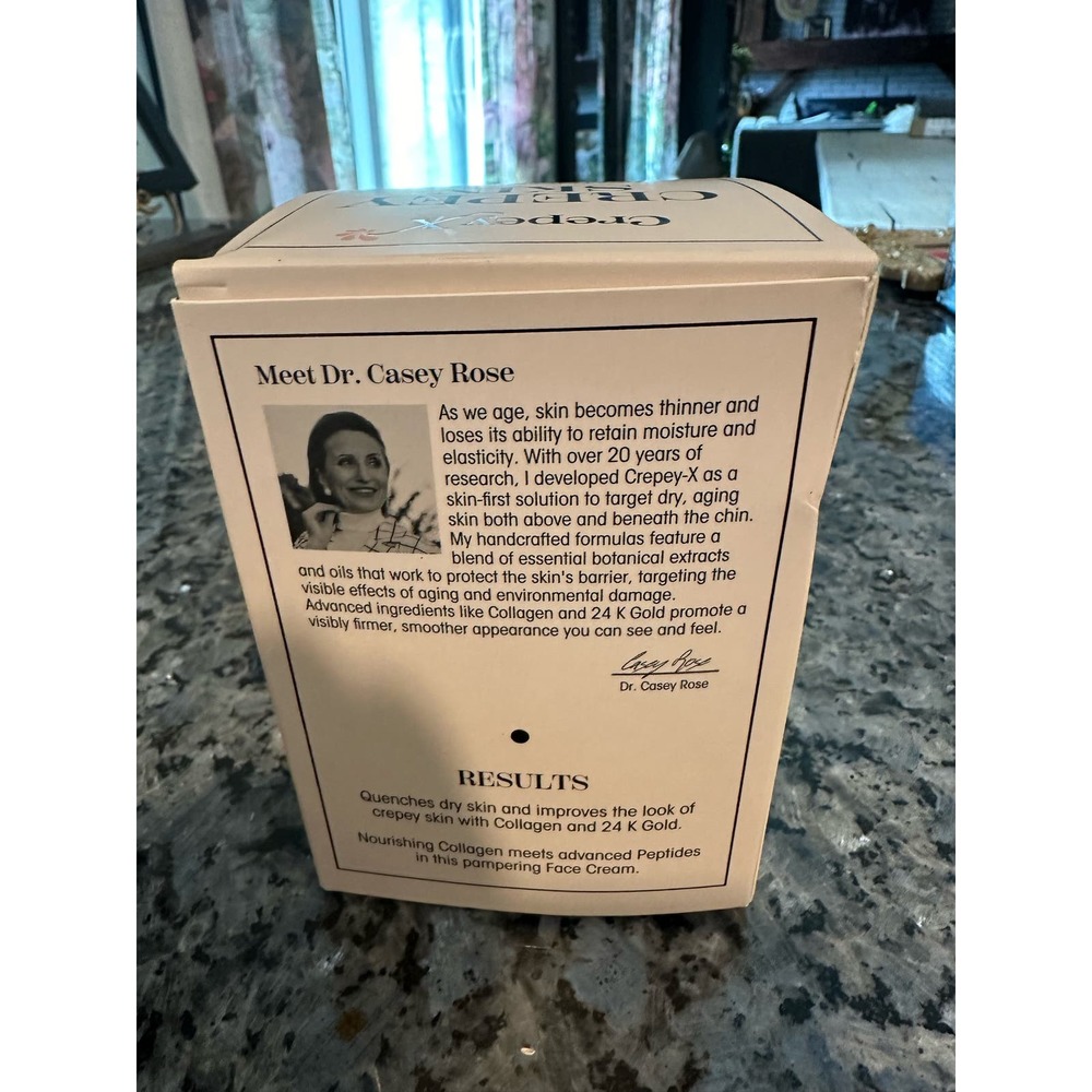 NEW Crepey X Crepey Skin Treatment Cream ~Neck/Decollete/Face/Hands~ 1.7 fl oz - Picture 8 of 10